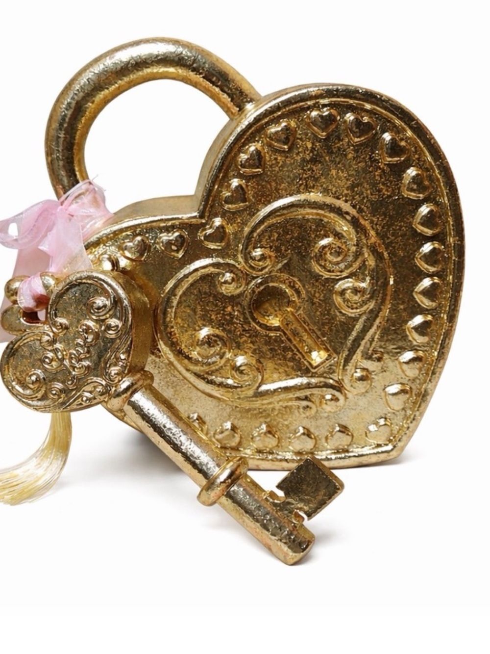 Tik Tok Viral Rachel Zoe Gold Heart Lock and Key!